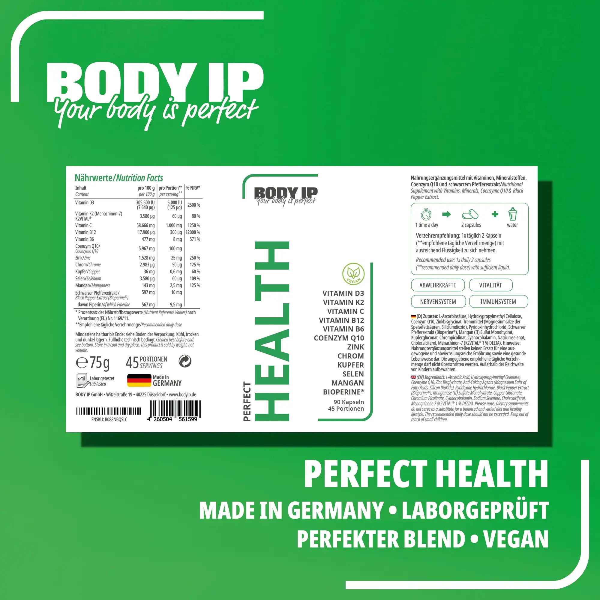 Perfect Health - Vitamine und Mineralstoffe