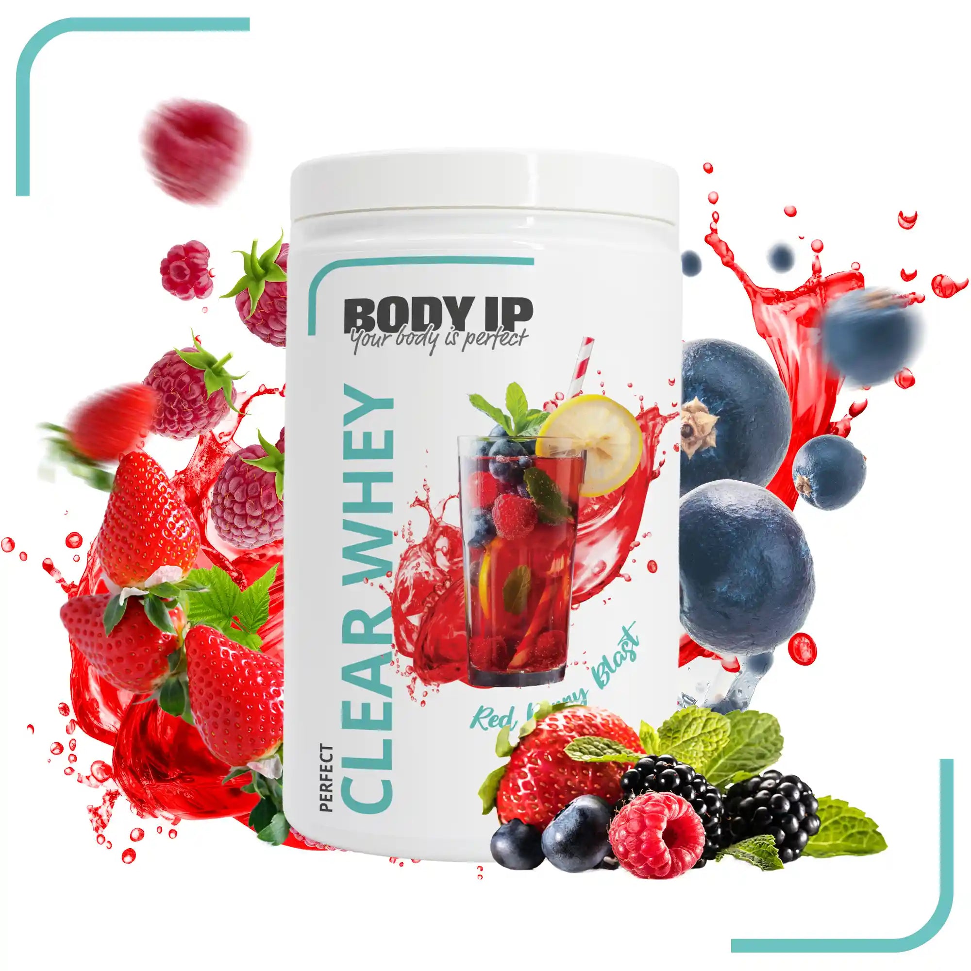 Perfect Clear Whey Isolat Red Berry Blast BODY IP #geschmack_Red Berry Blast