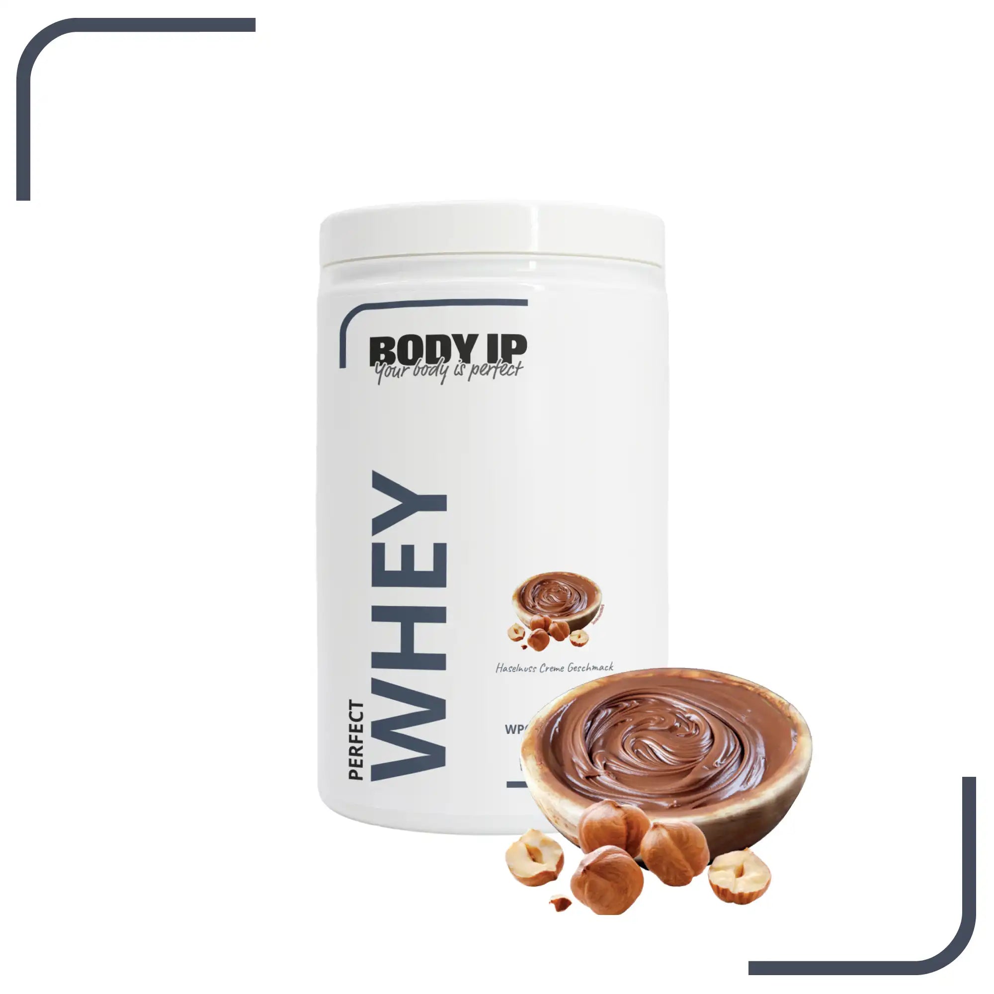 Whey Protein Haselnuss Creme BODY IP #geschmack_Haselnuss Creme