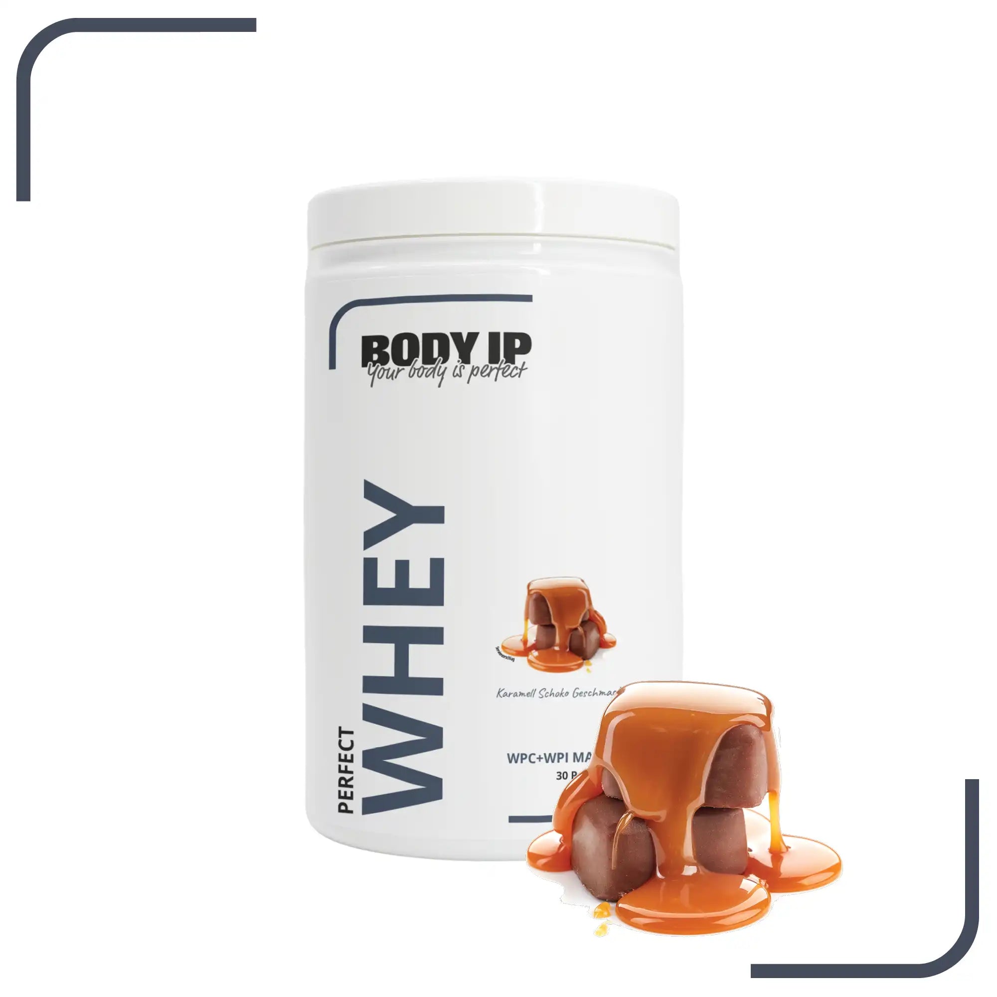 Whey Protein Karamell Schoko BODY IP #geschmack_Karamell Schoko